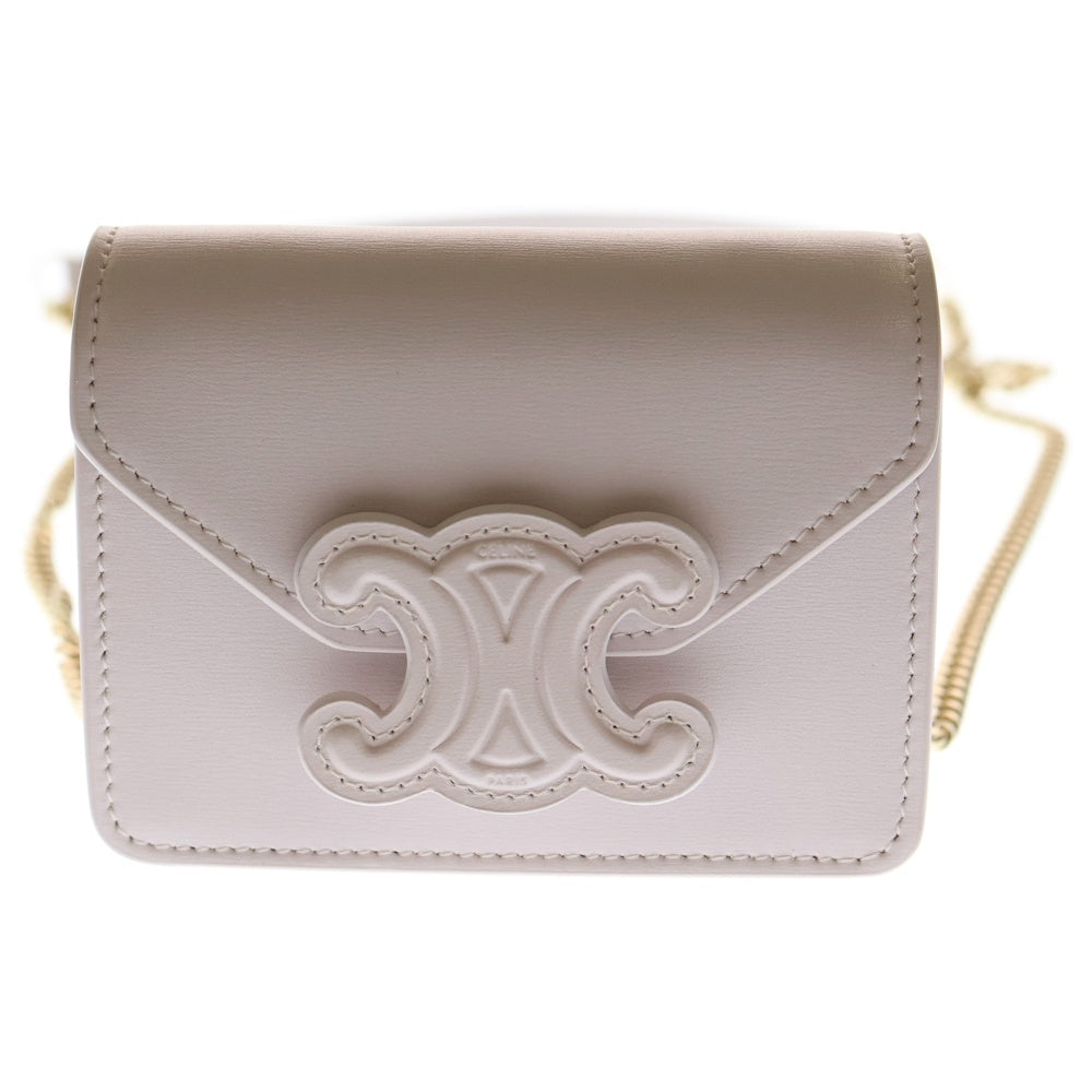 CELINE(セリーヌ) トリオンフ レザー ミニ ミニ チェーンショルダー