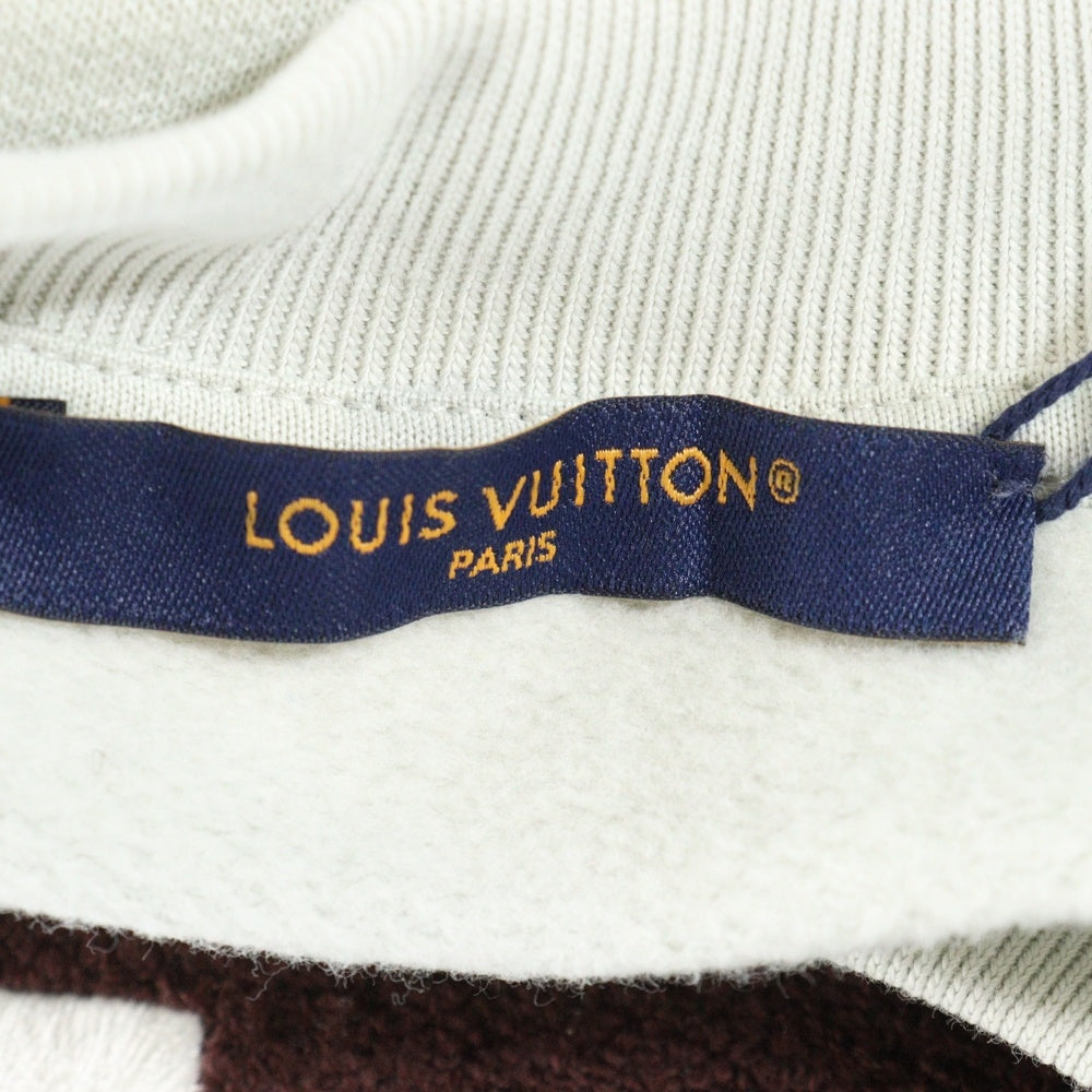 LOUIS VUITTON(ルイヴィトン) 23AW グラフィック ロゴ サガラワッペン スウェットシャツ トレーナー グレー RM232 IHN HPY85W