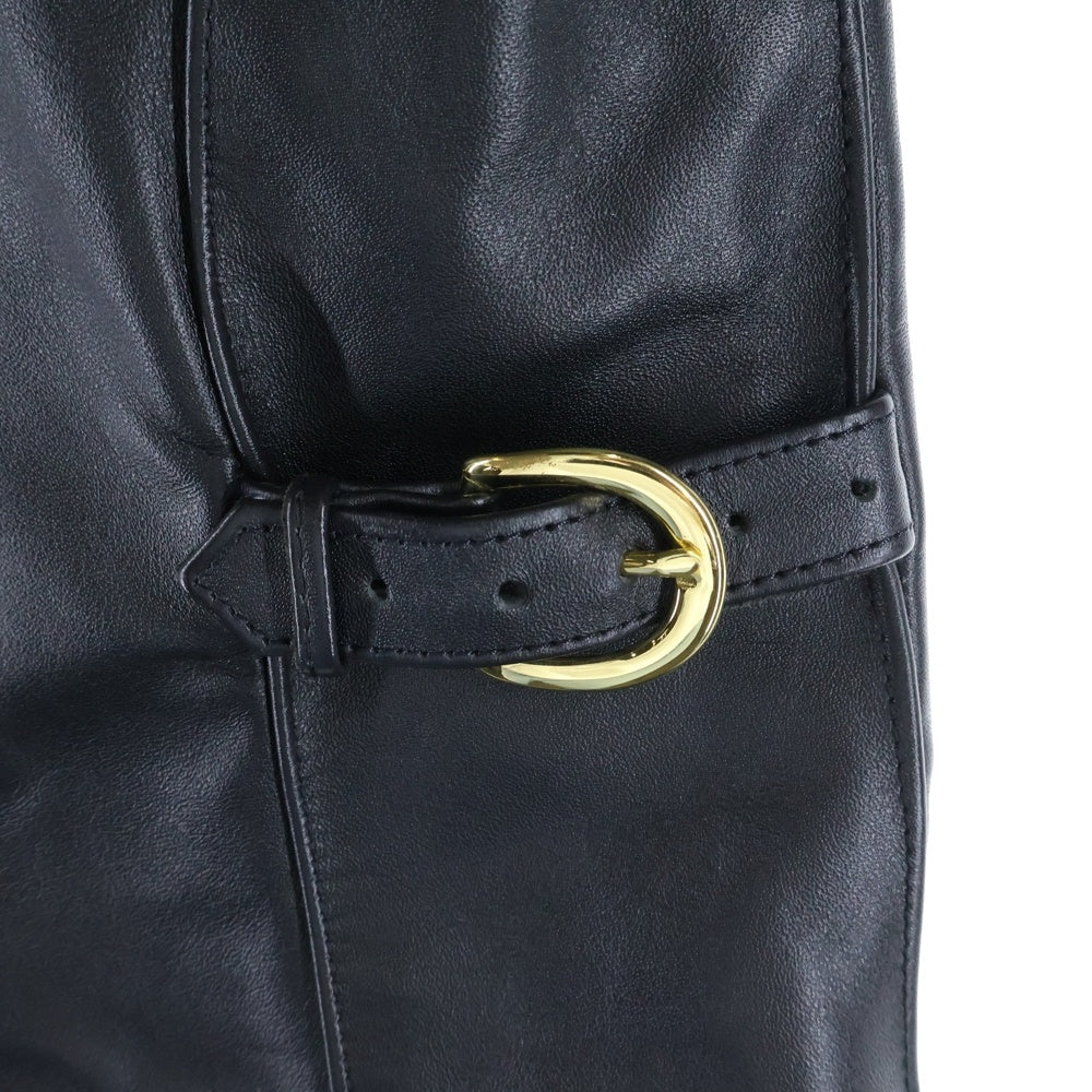 VANSON(バンソン) Model B ライナー付き シングルライダース レザージャケット ブラック