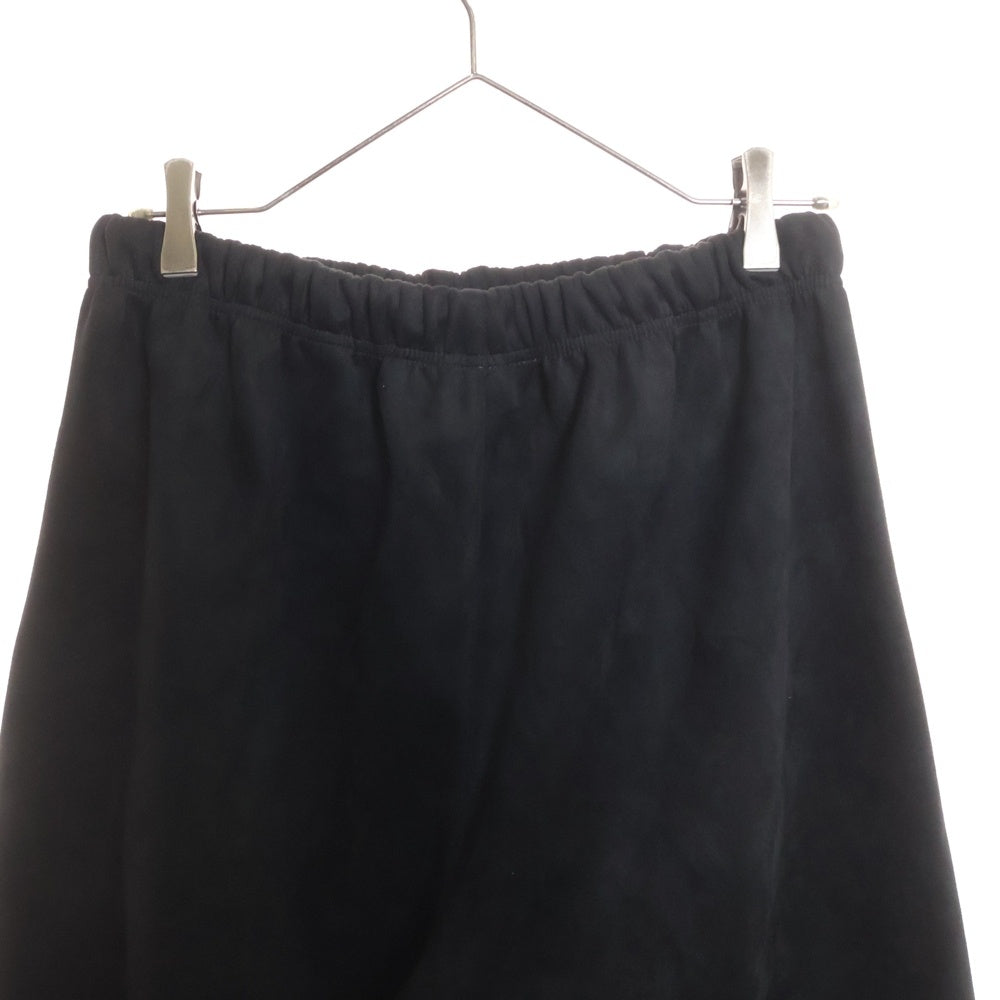 FEAR OF GOD(フィアオブゴッド) Suede Fleece Flare Pant フェイクスウェード フレア パンツ ブラック