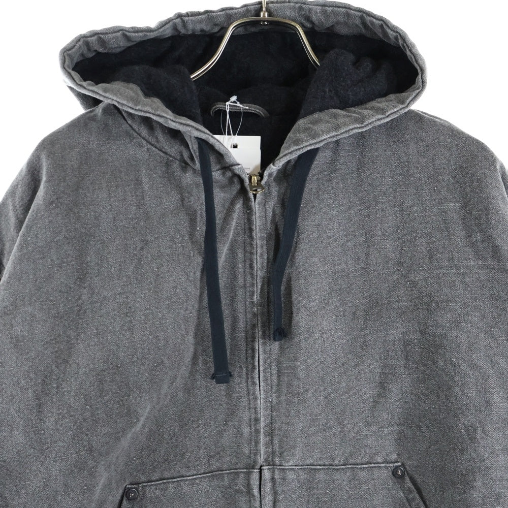 KAPTAIN SUNSHINE(キャプテンサンシャイン) 25AW Cotton Hemp Hoody Jacket コットンヘンプフーディージャケット グレー KS25FJK15