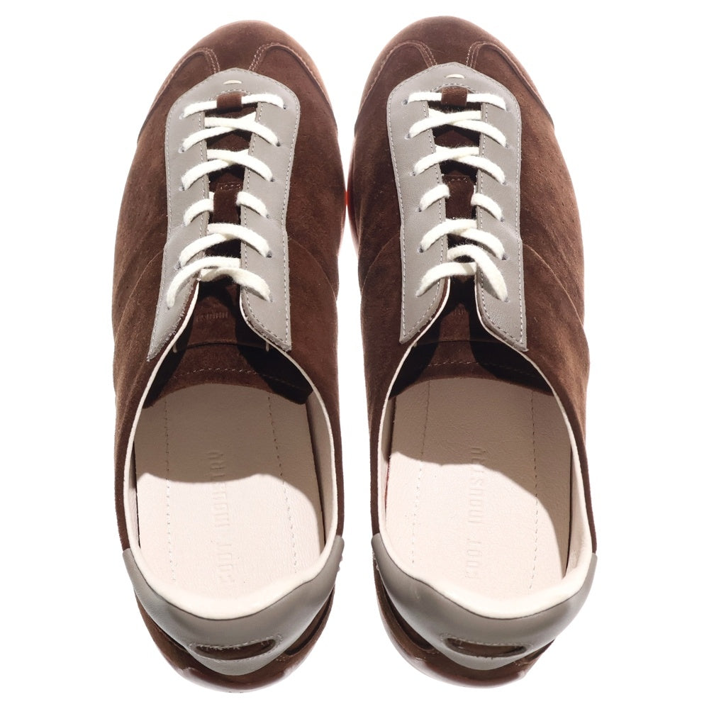 FOOT INDUSTRY(フットインダストリー) BALLET GAT ローカットスニーカー ブラウン AWC005-008