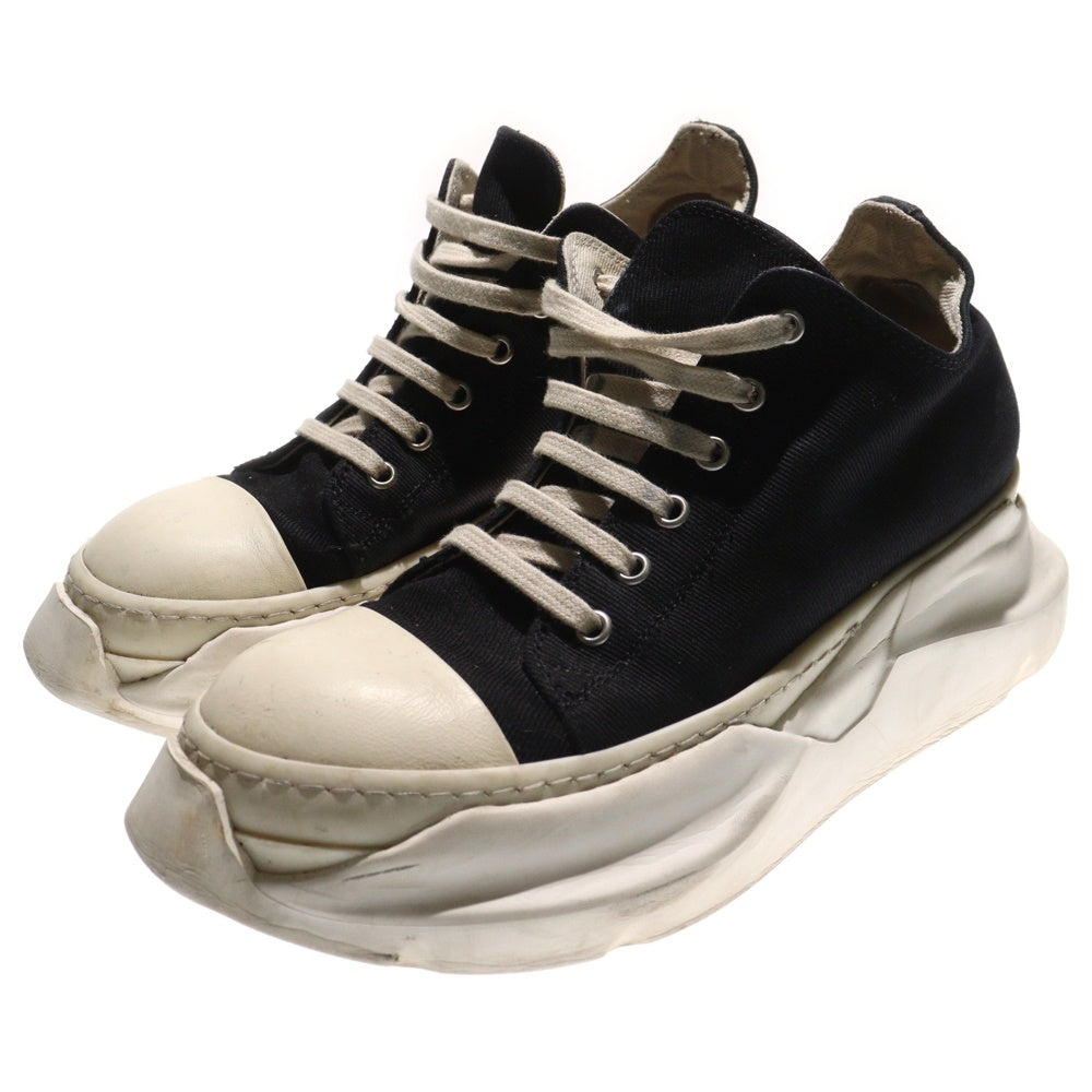 DRKSHDW(ダークシャドウ) ABSTRACT LOW SNEAK アブストラクト ボリュームソール キャンバスローカットスニーカー ブラック/ホワイト 37648