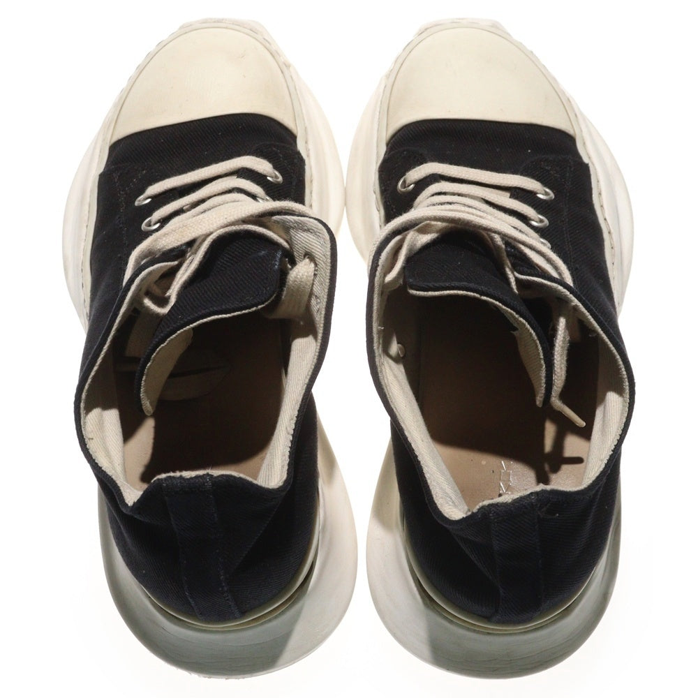 DRKSHDW(ダークシャドウ) ABSTRACT LOW SNEAK アブストラクト ボリュームソール キャンバスローカットスニーカー ブラック/ホワイト 37648