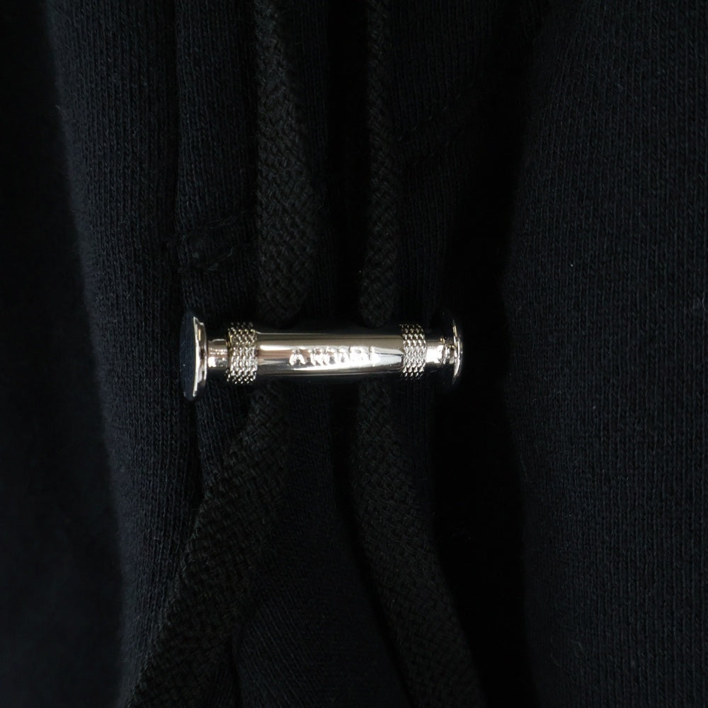 AMIRI(アミリ) MA CORE LOGO SWEATPANT SRAMJYSP1029 ロゴプリント ドローストリングスウェットパンツ ブラック