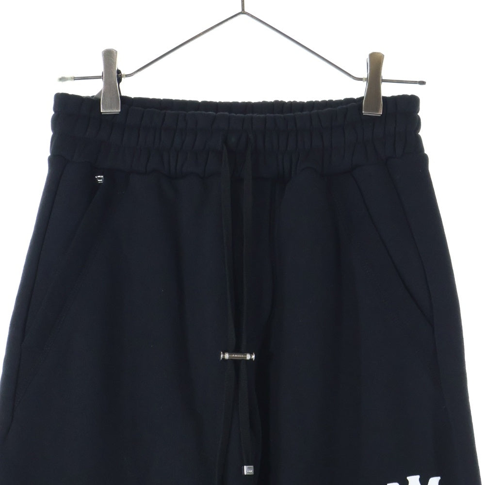 AMIRI(アミリ) MA CORE LOGO SWEATPANT SRAMJYSP1029 ロゴプリント ドローストリングスウェットパンツ ブラック