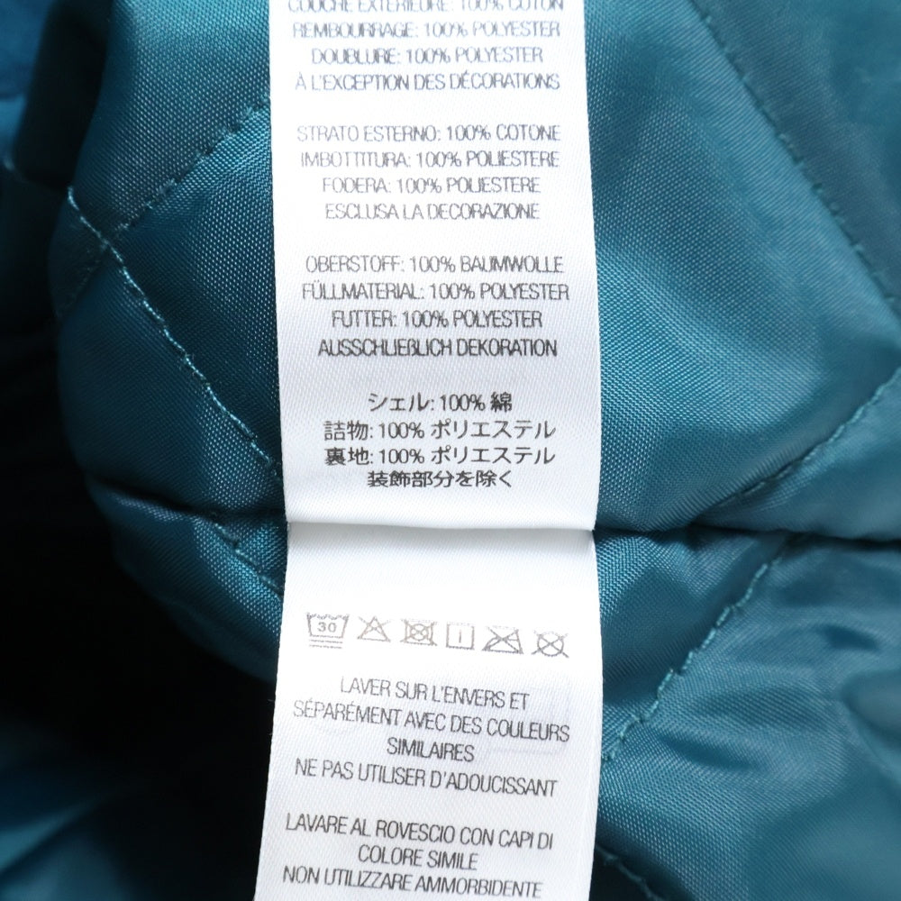 SUPREME(シュプリーム) 25AW Quilted Lined Hooded Velvet Shirt キルテッド ラインド フーデッドベルベット シャツ ブルー