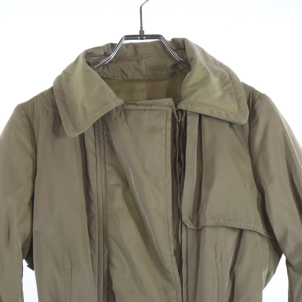 NO BRAND(ノーブランド) CIVIDINI/チヴィディーニ ナイロンロングコート レディース ベージュ