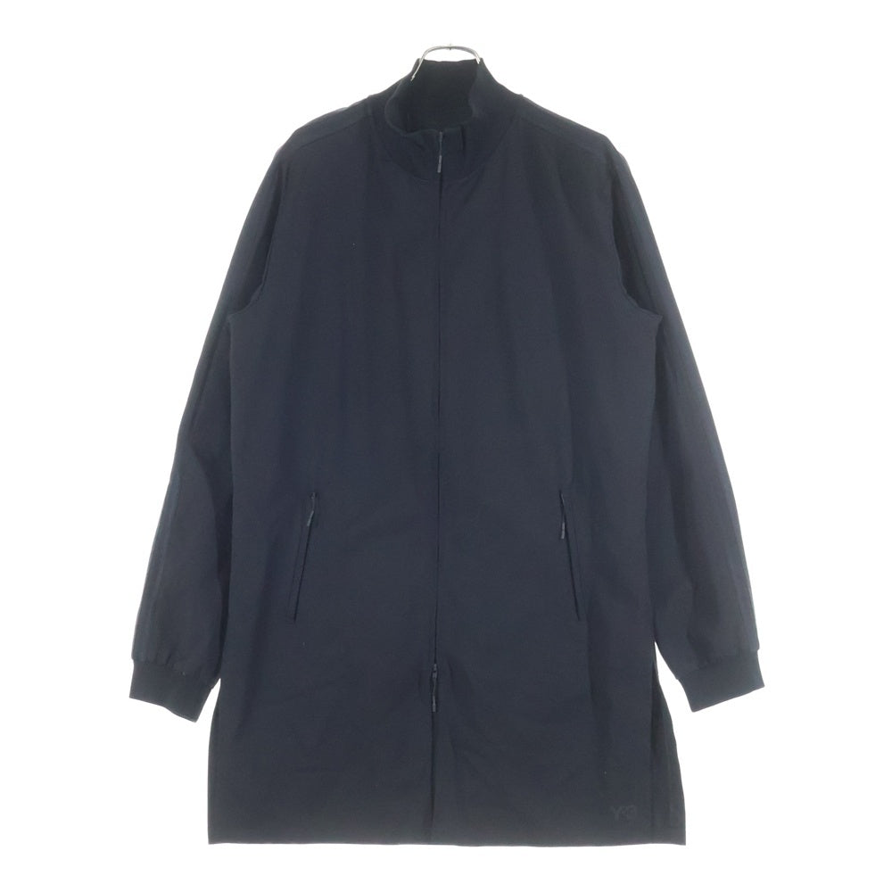 Y-3(ワイスリー) M CRFT 3STP LONG TRACK TOP FN5752 ウール ジップアップロングジャケット ブラック