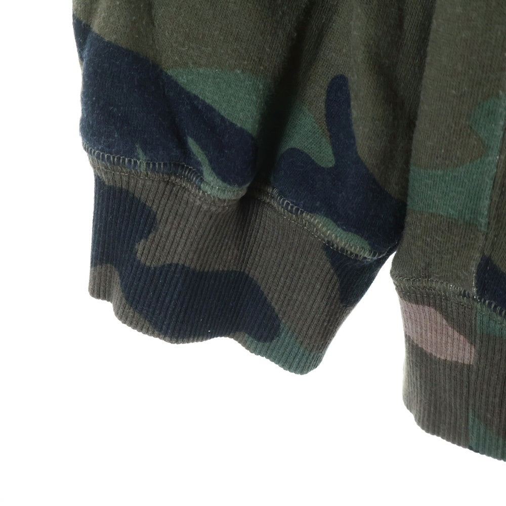 VALENTINO(ヴァレンティノ) ロゴプリント カモフラ プルオーバーパーカー フーディー RV3MF02CMEL