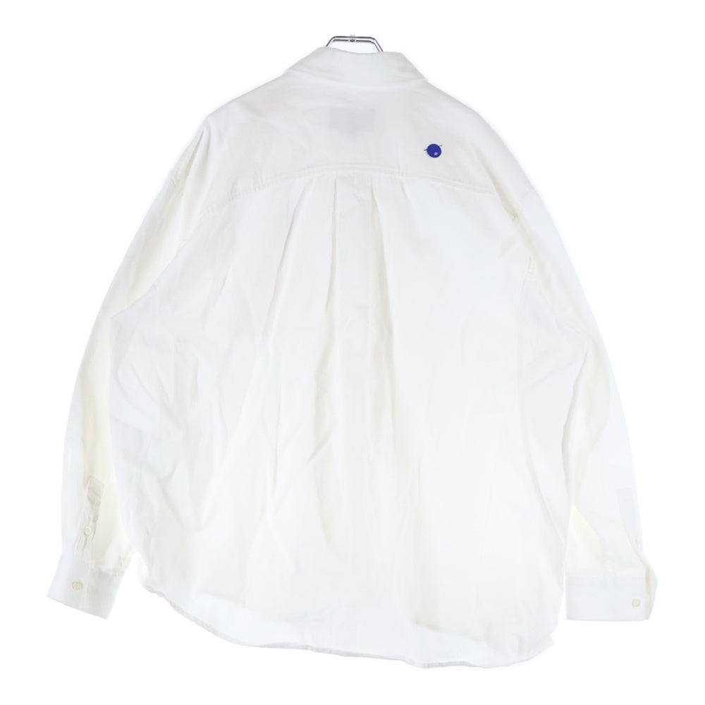 ADER ERROR(アーダーエラー) 22AW Speric logo shirt BLAFWLS01WH2 スペリックロゴ 長袖シャツ ホワイト