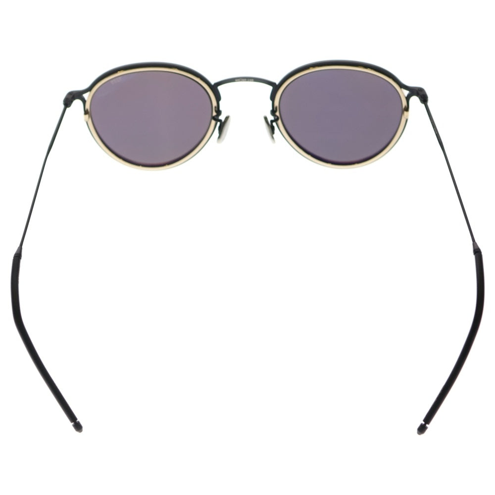 EYEVAN(アイヴァン) Titanium Temple Boston sunglasses ボストンサングラス チタン ゴールド/ブラック レディース