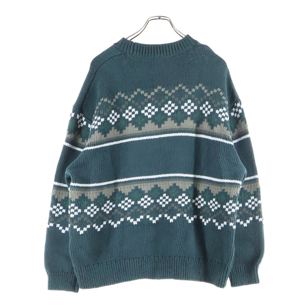KITH(キス) Kithmas Fairisle Sweater キスマス フェアアイル ニット グリーン