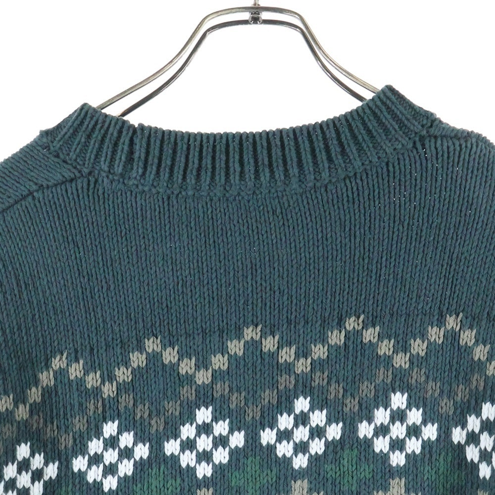 KITH(キス) Kithmas Fairisle Sweater キスマス フェアアイル ニット グリーン