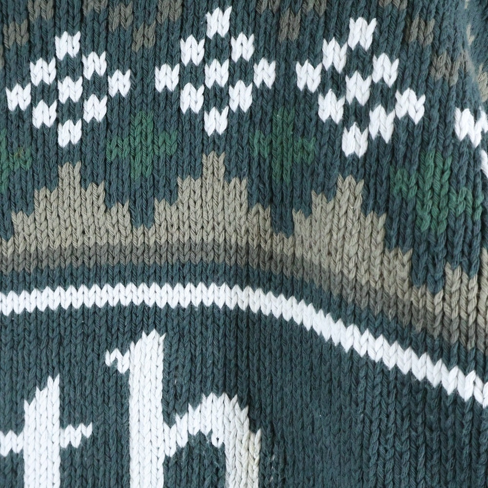 KITH(キス) Kithmas Fairisle Sweater キスマス フェアアイル ニット グリーン