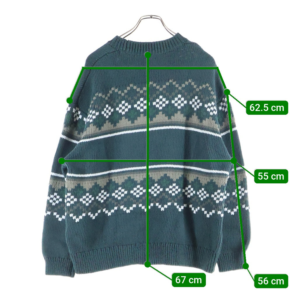 KITH(キス) Kithmas Fairisle Sweater キスマス フェアアイル ニット グリーン