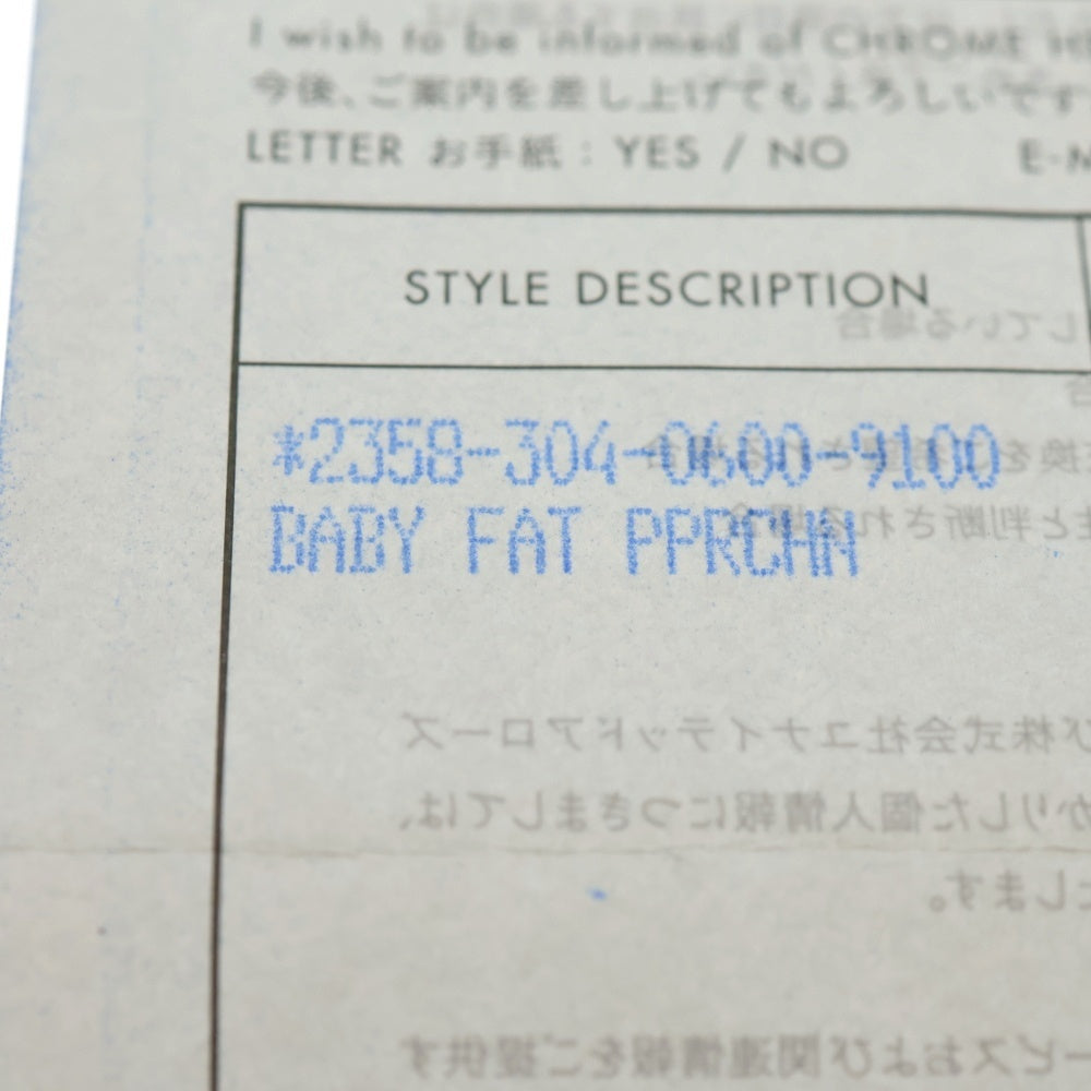 CHROME HEARTS(クロムハーツ) BBY F PPRCHN ベイビーファットクロス ドロップピアス シルバー BCA090