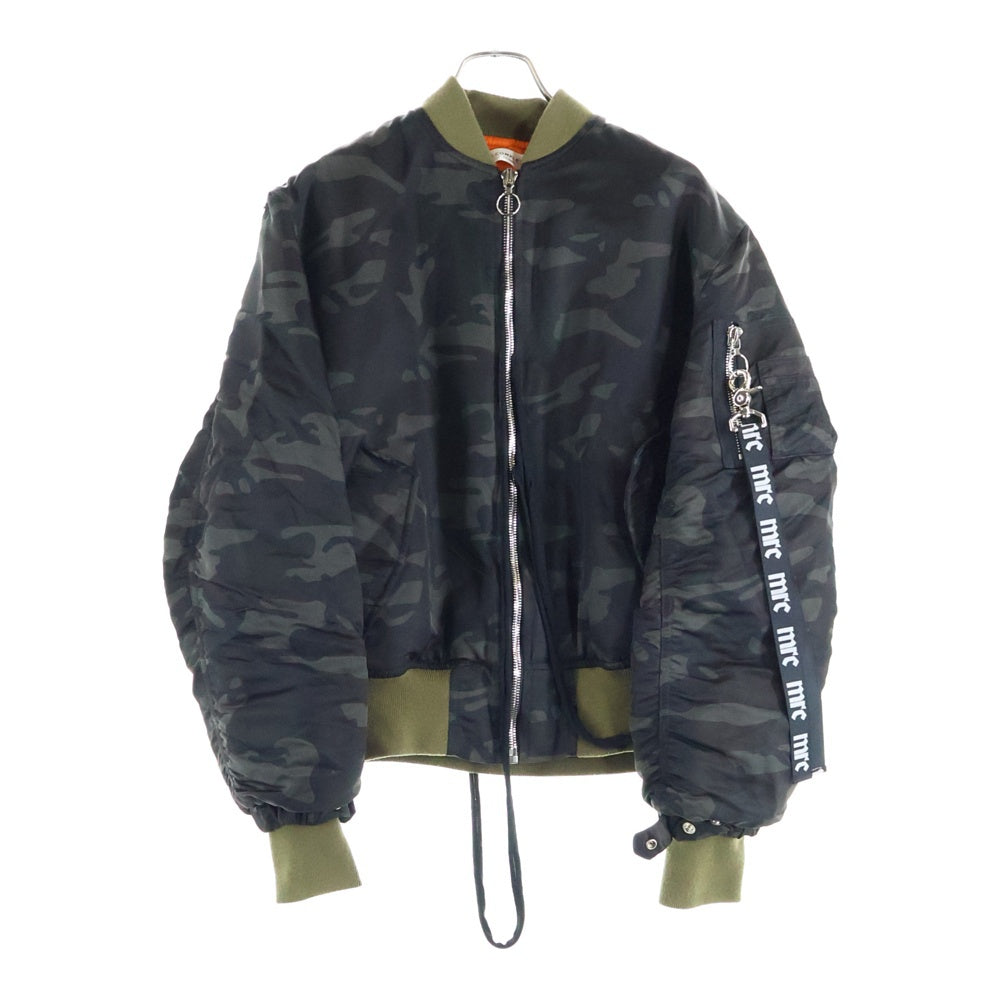 MR.COMPLETELY(ミスターコンプリートリー) Bomber Jacket フラッグストラップ ボンバージャケット カモフラ