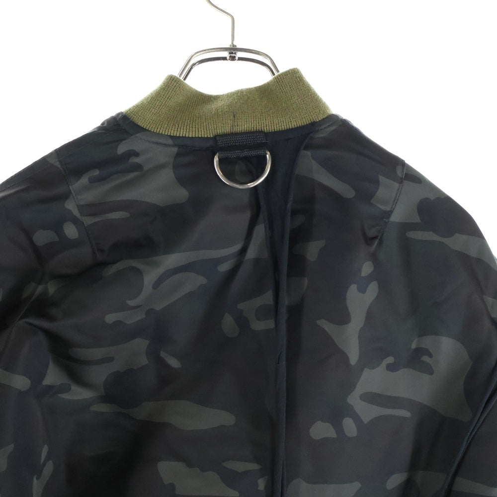 MR.COMPLETELY(ミスターコンプリートリー) Bomber Jacket フラッグストラップ ボンバージャケット カモフラ