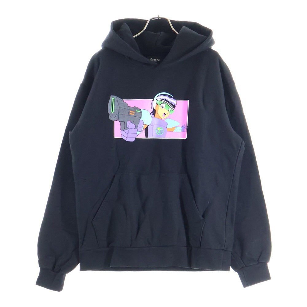 NO BRAND(ノーブランド) 【ECOSYS】 Space Guardian Hoodie BTSA-024-RFLC スペースガール フーディー ブラック