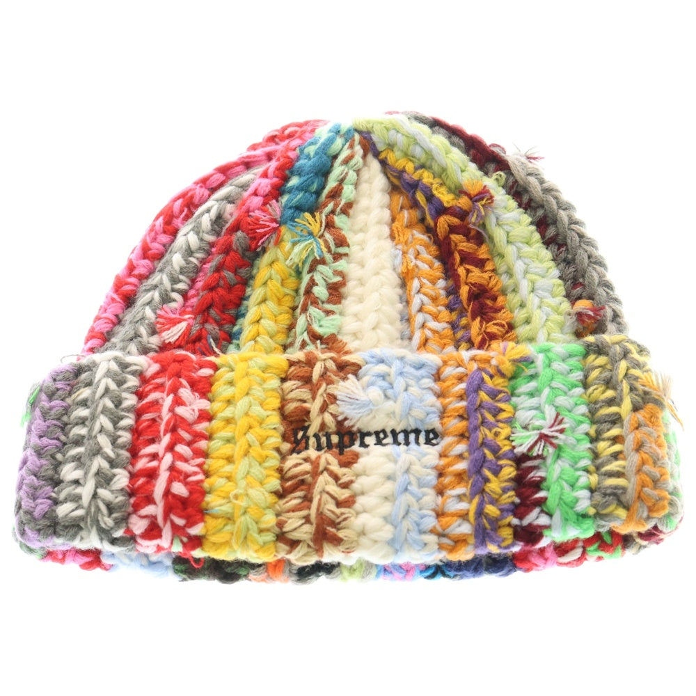 SUPREME(シュプリーム) 23AW Hand Tied Beanie 手編み ビーニー マルチ