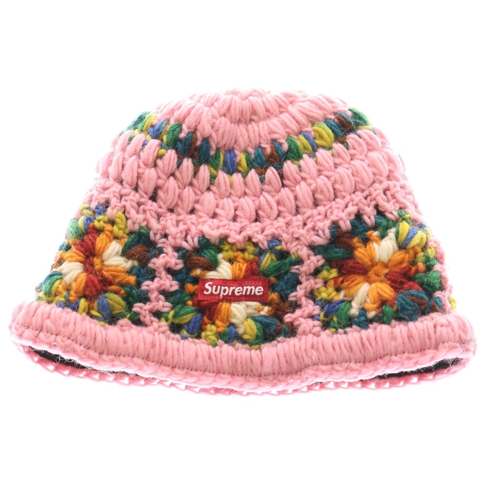SUPREME(シュプリーム) 25SS Crochet Beanie クロシェ ビーニー ピンク