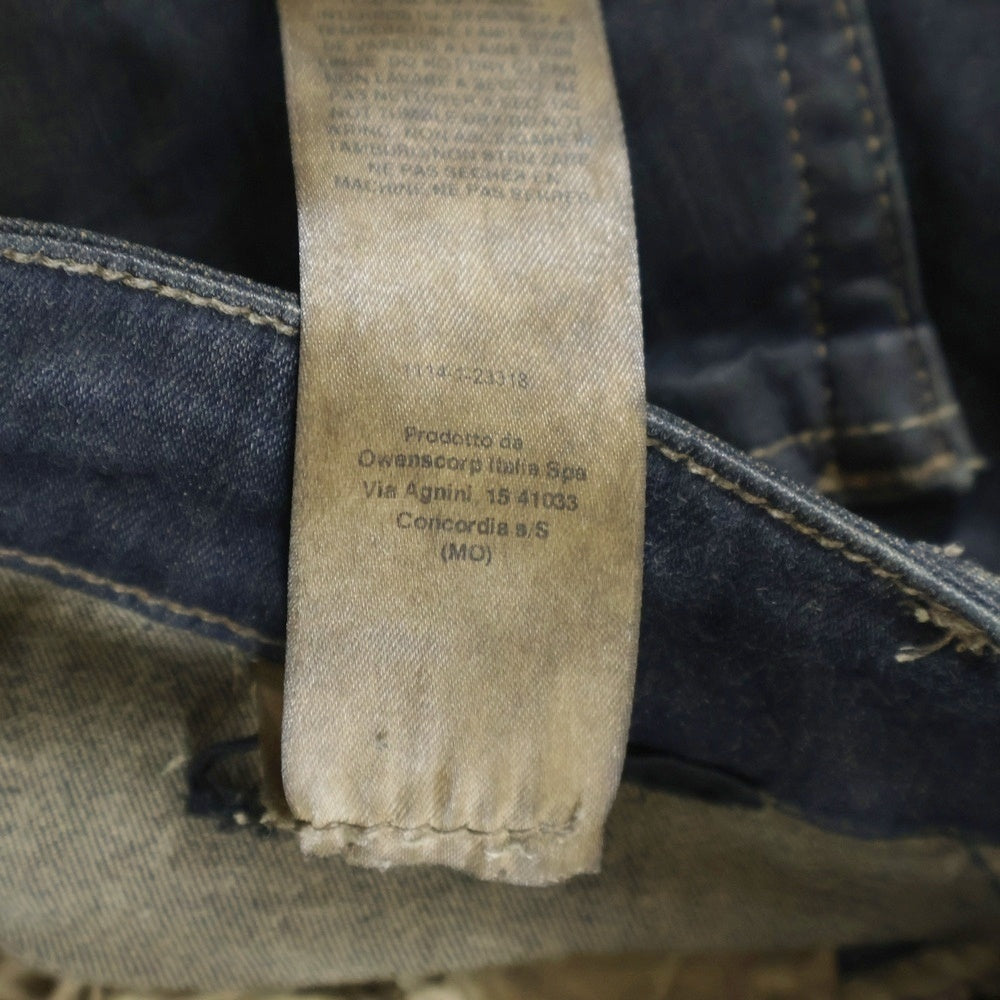 DRKSHDW(ダークシャドウ) Bias Boots Cut Mud DS02C5302-SDM バイアス ブーツカット マッド フレアデニム パンツ ブラック