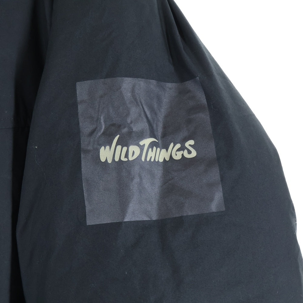 WILD THINGS(ワイルドシングス) MONSTER PARKA WT19104SN プリマロフト モンスターパーカー フード付き ロングジャケット ブラック