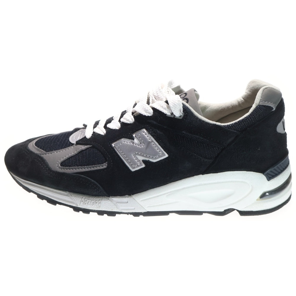New Balance(ニューバランス) M990BL2 スエード メッシュ ローカットスニーカー US10/28.0cm ブラック