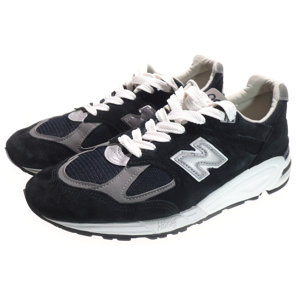 New Balance(ニューバランス) M990BL2 スエード メッシュ ローカットスニーカー US10/28.0cm ブラック