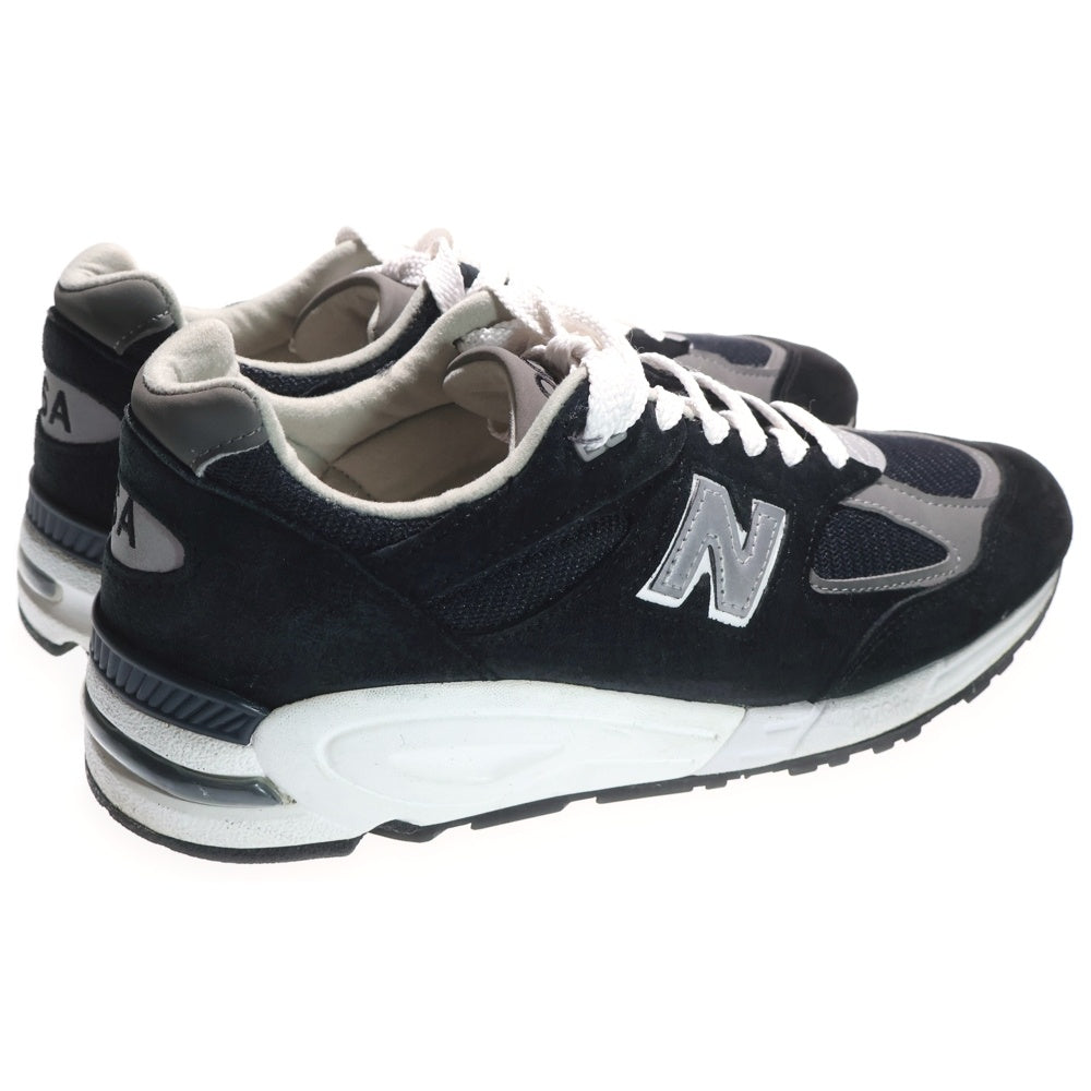 New Balance(ニューバランス) M990BL2 スエード メッシュ ローカットスニーカー US10/28.0cm ブラック