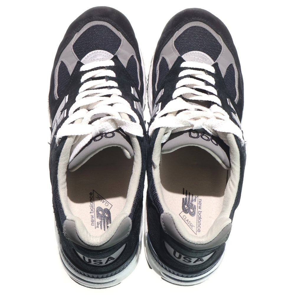 New Balance(ニューバランス) M990BL2 スエード メッシュ ローカットスニーカー US10/28.0cm ブラック