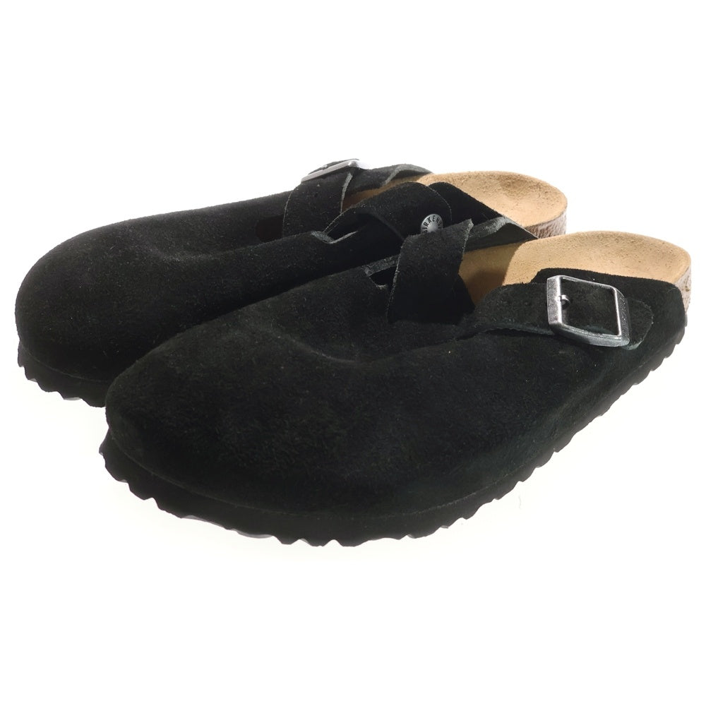 BIRKENSTOCK(ビルケンシュトック) Boston LEVE Black 1027067 ボストン スエードサンダル ブラック