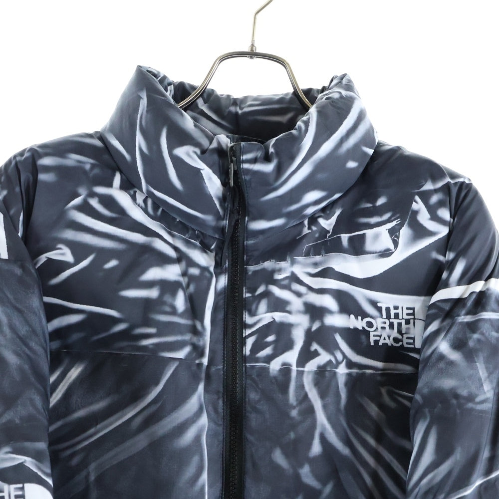 SUPREME(シュプリーム) 23SS ×THE NORTH FACE PC PRINTED NUPTSE JACKET NF0A84NW ノースフェイス プリント ヌプシダウンジャケット ブラック