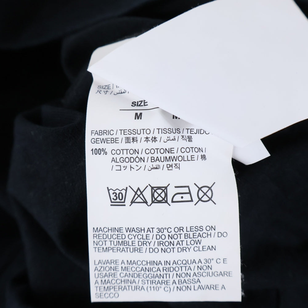 OFF-WHITE(オフホワイト) Unfinished Shirt OMAA038E19185003 バックプリント 半袖Tシャツ カットソー ブラック