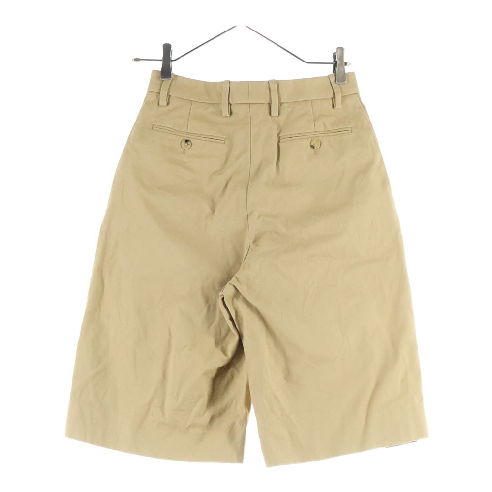GUCCI(グッチ) コットン 2タックハーフパンツ ショーツ レディース 752104 ZAC04 ベージュ
