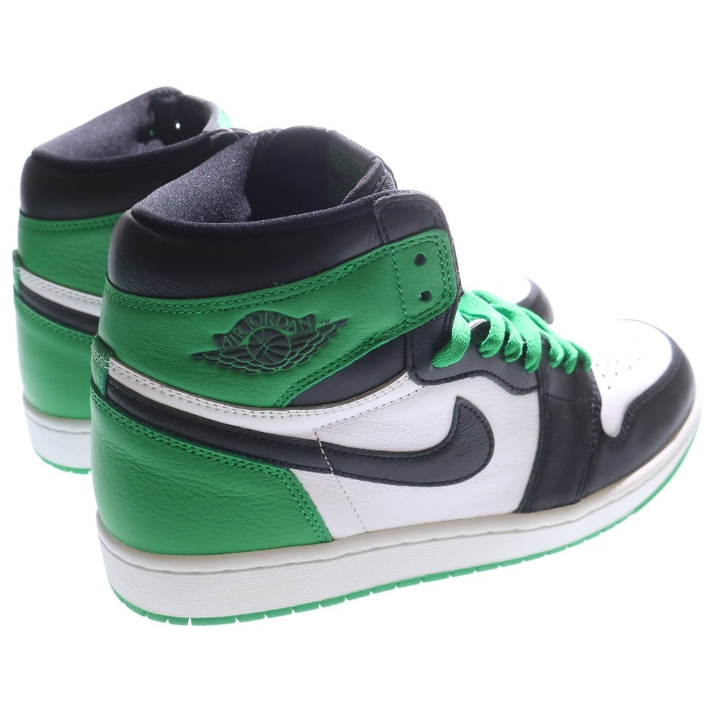 NIKE(ナイキ) AIR JORDAN 1 RETRO HIGH OG LUCKY GREEN エアジョーダン レトロ ラッキーグリーン ハイカットスニーカー グリーン/ブラック US9/27cm DZ5485-031