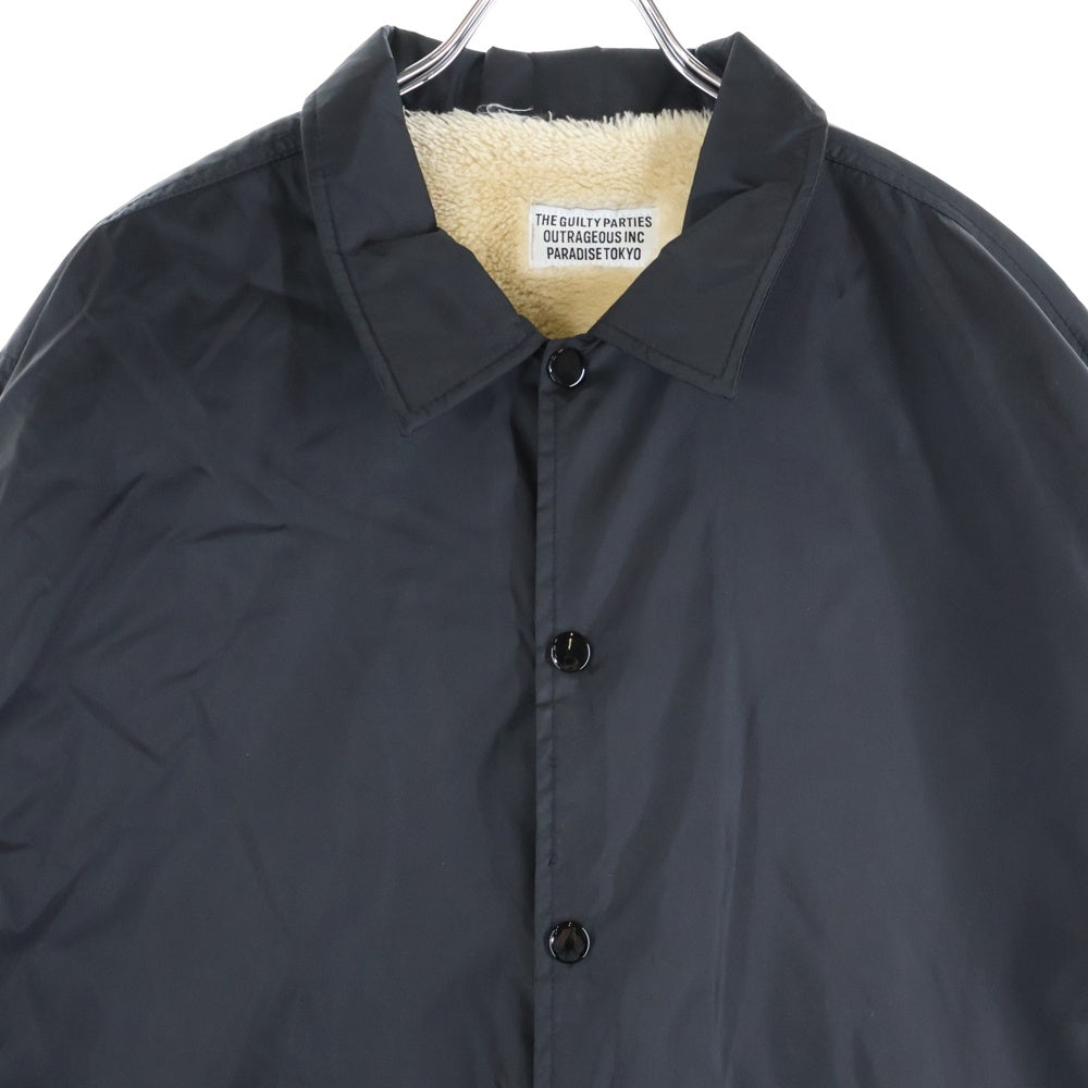 WACKO MARIA(ワコマリア) SOUL AND SKA 天国東京 ボアインナーナイロンジャケット ブラック