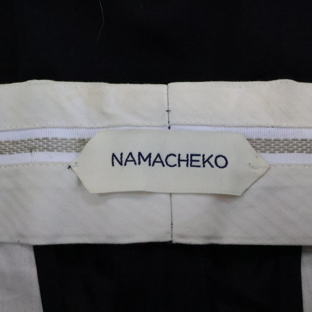 NAMACHEKO(ナマチェコ) ウール スラックスパンツ ボトムス ブラック