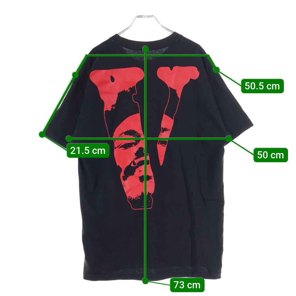 VLONE(ヴィーロン) × the Weeknd After Hours Blood Drip Tee バックプリント Tシャツ カットソー ブラック