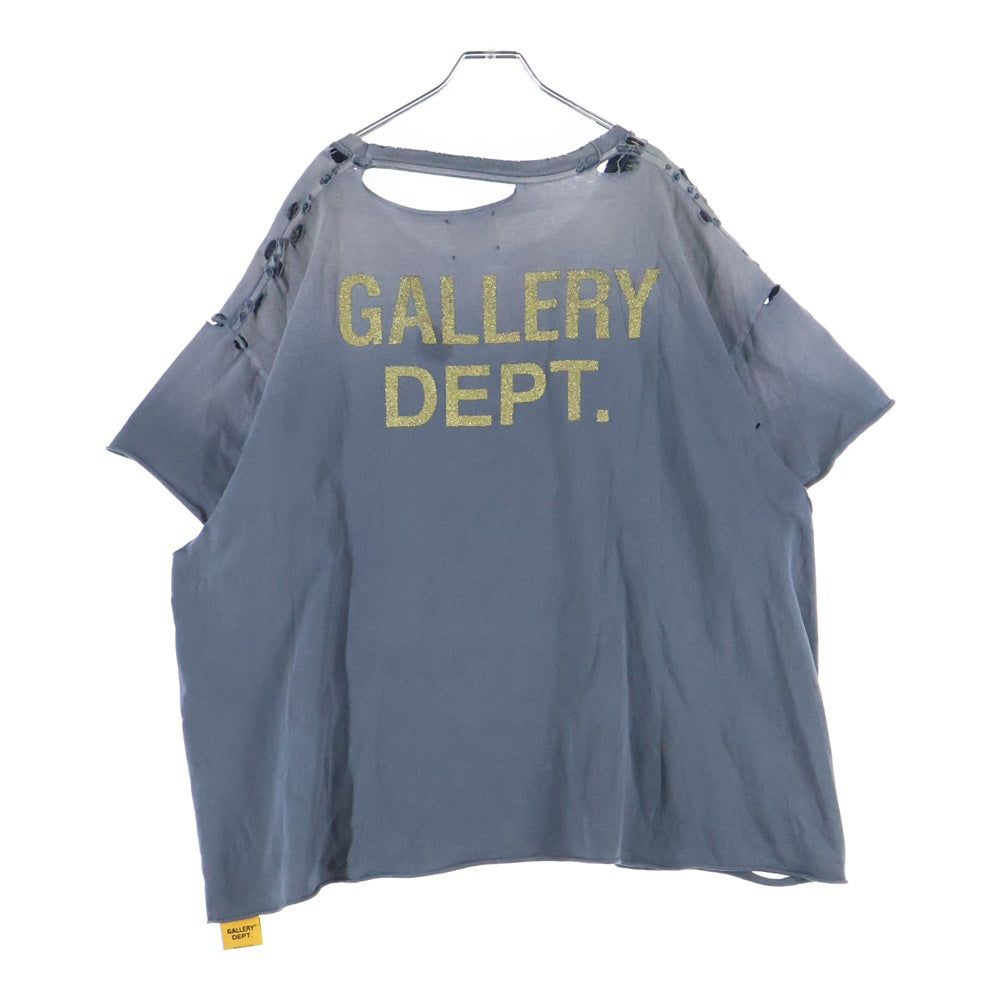 GALLERY DEPT.(ギャラリーデプト) Grailed HEAD LINE RECORDS ダメージ加工 半袖Tシャツ カットソー グレー