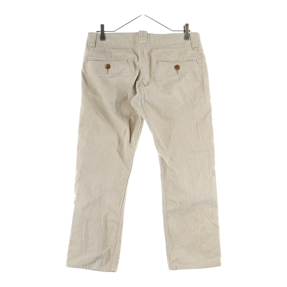 JUNYA WATANABE COMME des GARCONS(ジュンヤワタナベ コムデギャルソン) 11AW コーデュロイ コットン ジップフライパンツ ベージュ WH-P003