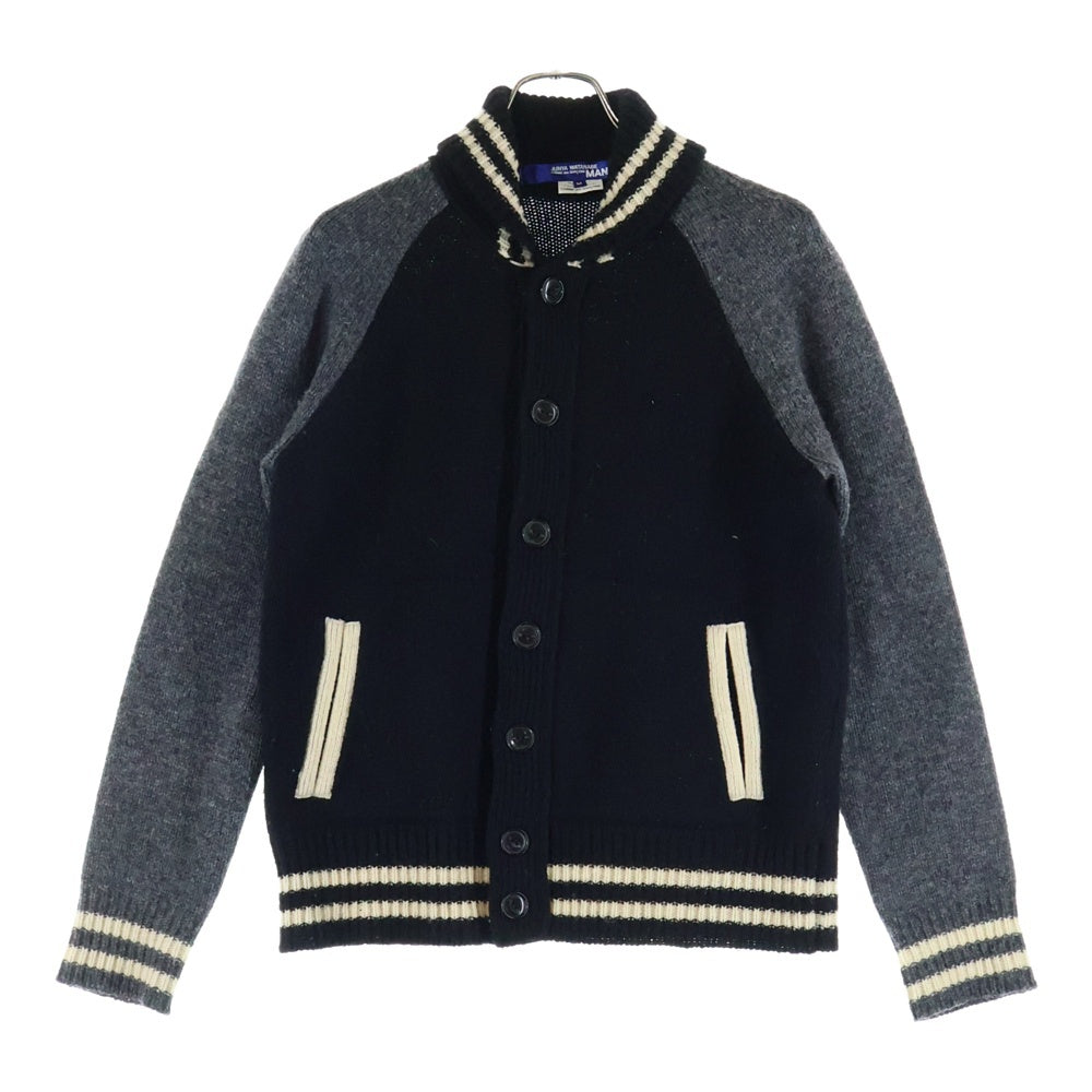 JUNYA WATANABE COMME des GARCONS(ジュンヤワタナベ コムデギャルソン) 11AW カウチン ニットスタジャン ブラック/グレー WH-N017