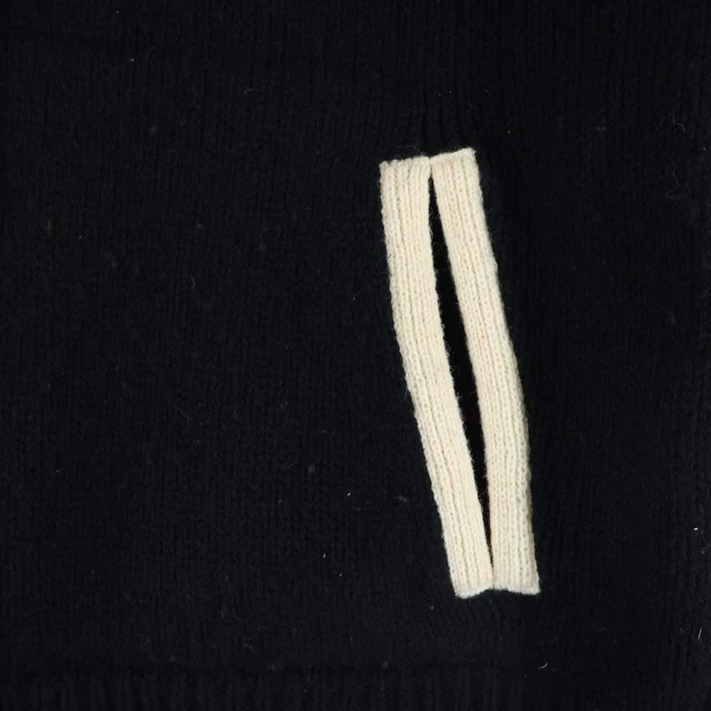 JUNYA WATANABE COMME des GARCONS(ジュンヤワタナベ コムデギャルソン) 11AW カウチン ニットスタジャン ブラック/グレー WH-N017