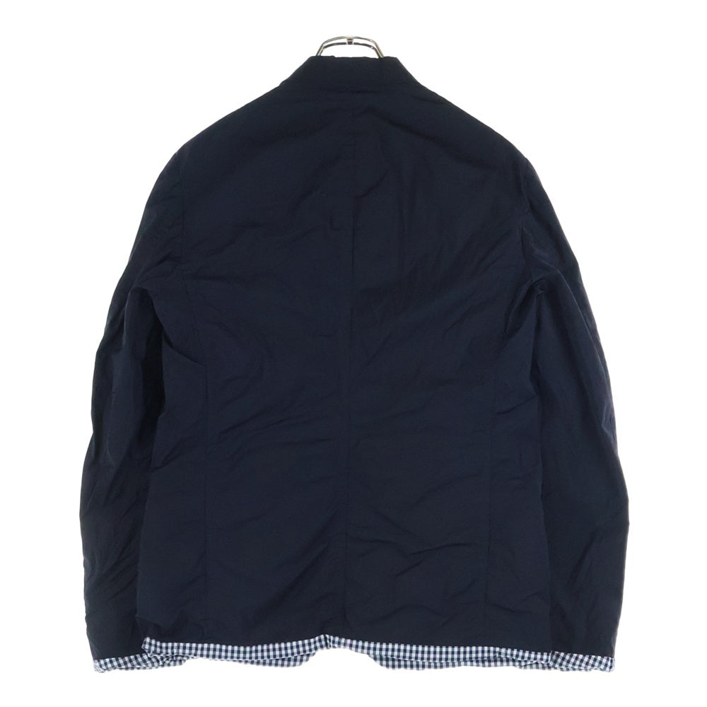 COMME des GARCONS HOMME(コムデギャルソンオム) 16SS 裏地ギンガムチェック ナイロンジャケット ブラック HQ-J035