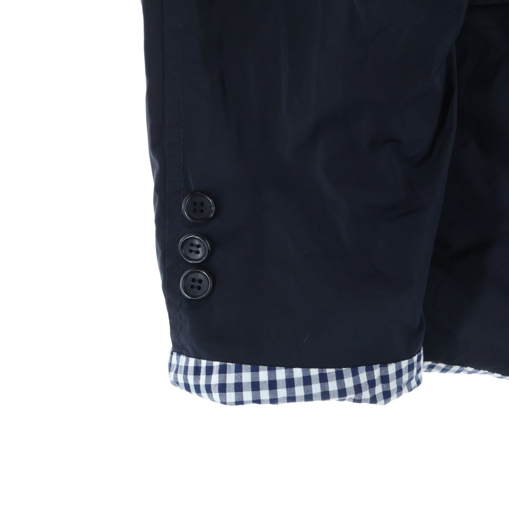 COMME des GARCONS HOMME(コムデギャルソンオム) 16SS 裏地ギンガムチェック ナイロンジャケット ブラック HQ-J035