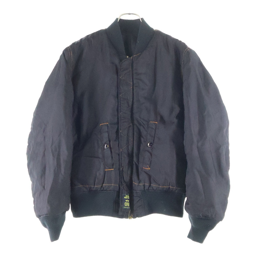 BLACK MARKET COMME des GARCONS(ブラックマーケット コムデギャルソン) ×Alpha MA-1 アルファ リバーシブルブラッドチットボンバージャケット ブラック OS-J001