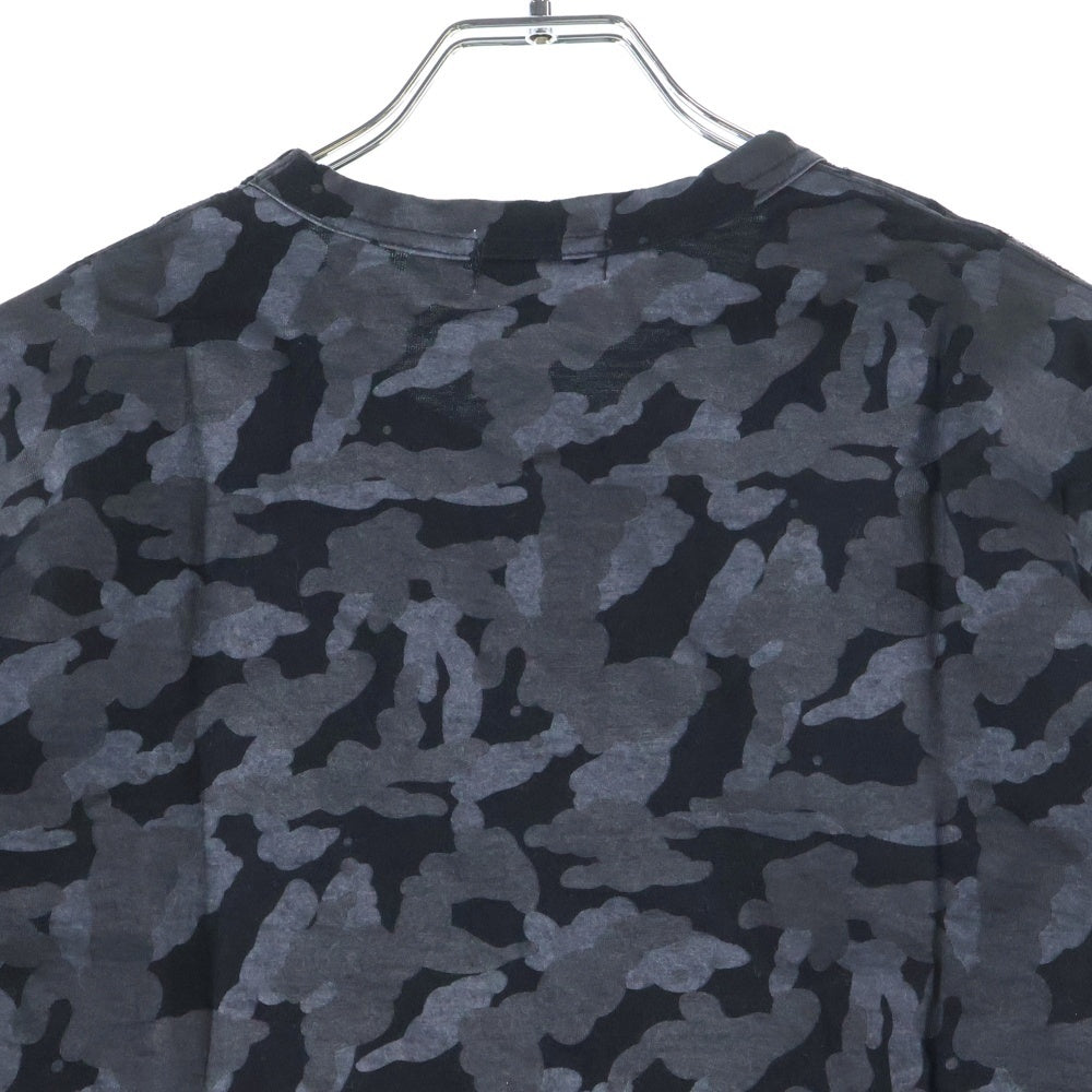 COMME des GARCONS HOMME PLUS(コムデギャルソンオムプリュス) 09SS 迷彩柄ポケット半袖Tシャツ カモフラ ブラック PC-T036