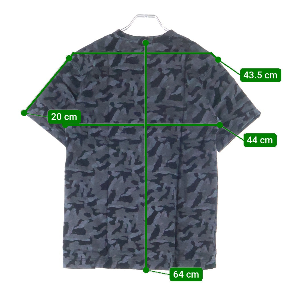 COMME des GARCONS HOMME PLUS(コムデギャルソンオムプリュス) 09SS 迷彩柄ポケット半袖Tシャツ カモフラ ブラック PC-T036