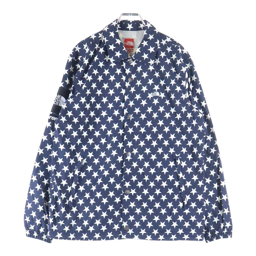SUPREME(シュプリーム) 15SS×THE NORTH FACE Packable Coaches Jacket ザノースフェイス パッカブル コーチジャケット スター 星 ネイビー NP01542I